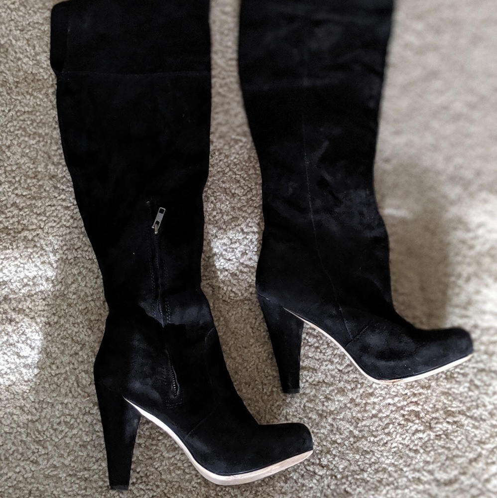 Cynthia Vincent over the knee boots